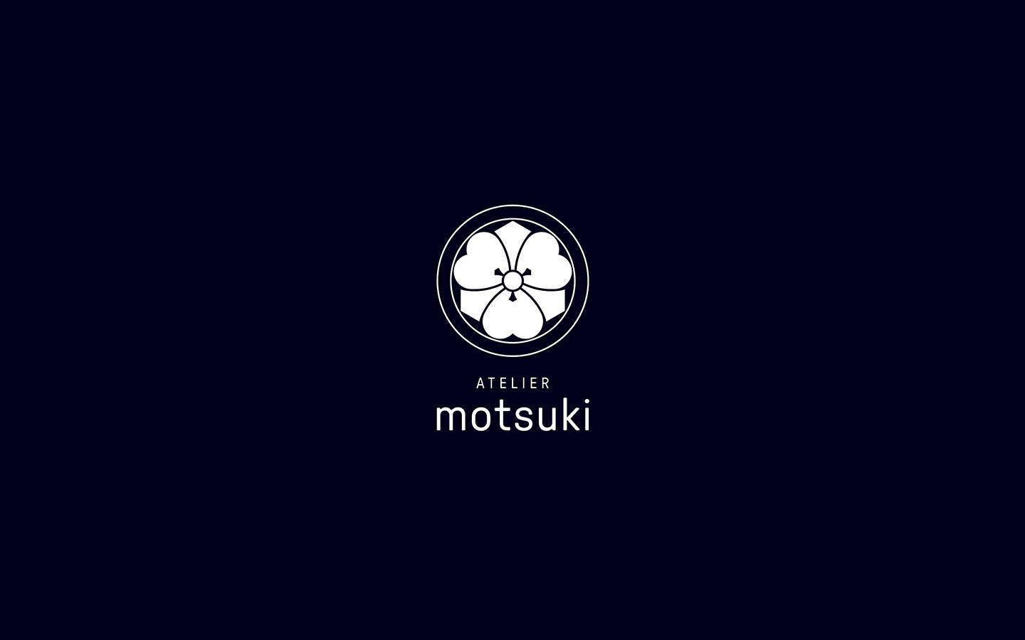 Logo Motsuki avec symbole famillial